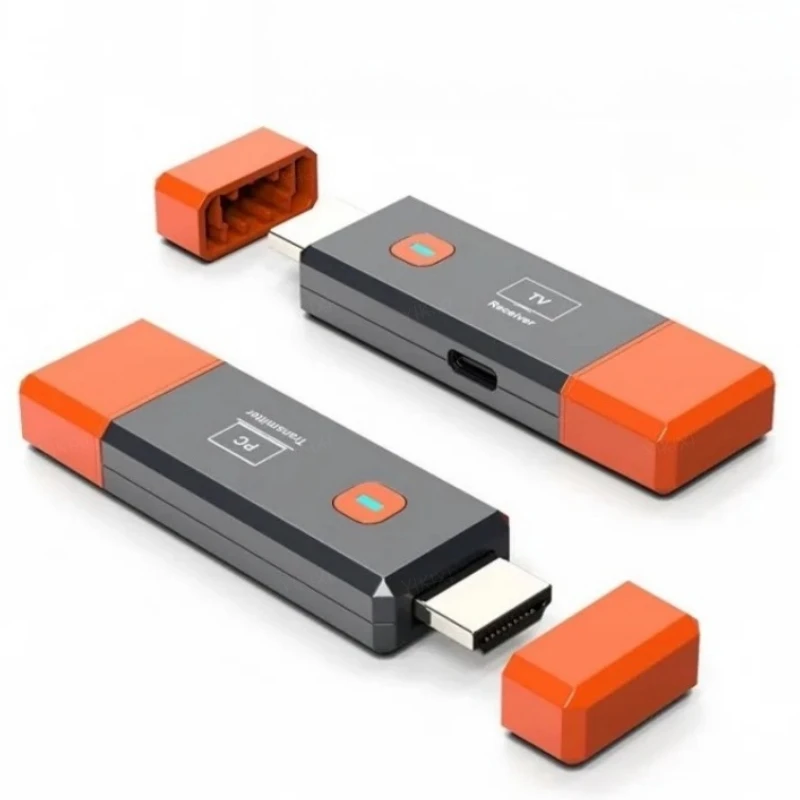 جهاز إرسال واستقبال فيديو لاسلكي متوافق مع HDMI 1080P 50M TV Stick Dongle محول للكمبيوتر المحمول إلى جهاز العرض TV #6