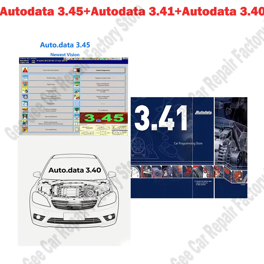 

Autodata 3.45/3.41/3.40 obd2 scanner Auto Repair diagnosis Software Car Maintenance Tools Multi-languages wiring diagrams data