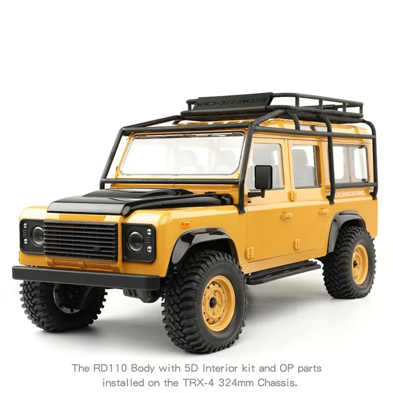 Simulation Body Shell Full Set Accessories for 1/10 RC Crawler Car Traxxas RD110 5-door Wagon Land Rover Camel Cup Discovery