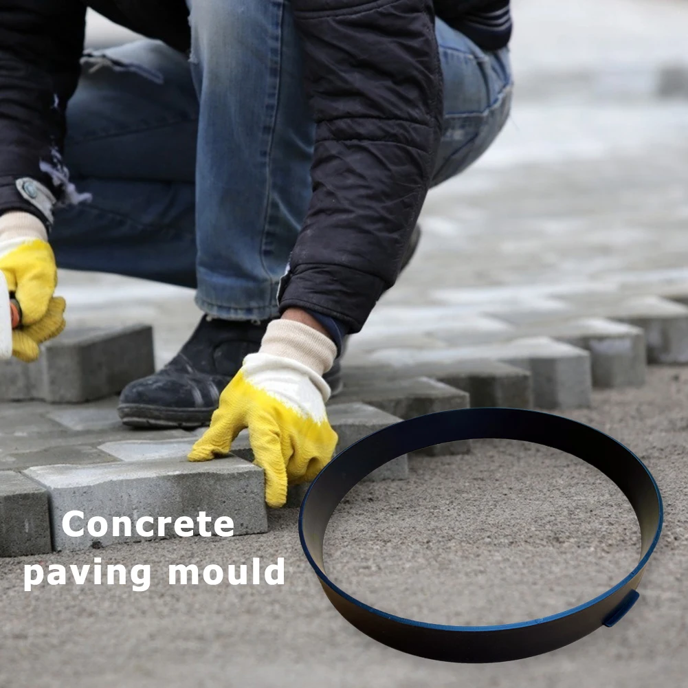 Reusable DIY Paving Concrete  Round Garden Lawn Floor Path Walk Maker Mould
