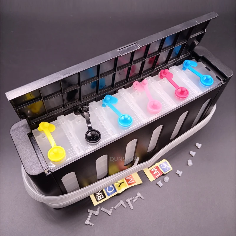 Sistema de Abastecimento de Tinta Contínua DIY Tanque Substituição Parte Kit para HP Canon e Epson Impressora Cartucho, DIY, 6 cores, 100ml, Ciss
