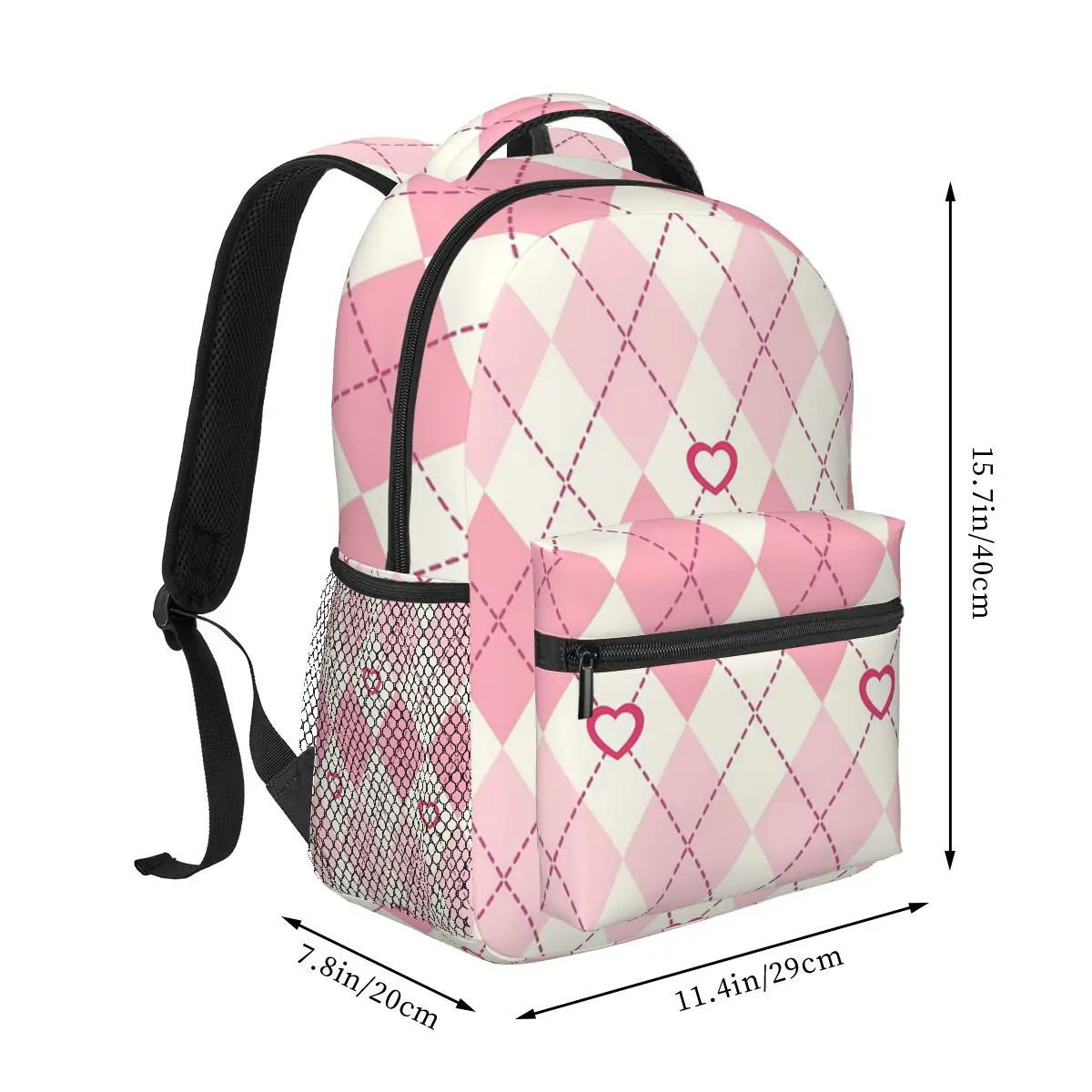 Tas ransel sekolah anak laki-laki dan perempuan, tas punggung perlengkapan sekolah Preppy, estetika, Pink, ransel buku, tas sekolah pelajar, tas ransel Laptop