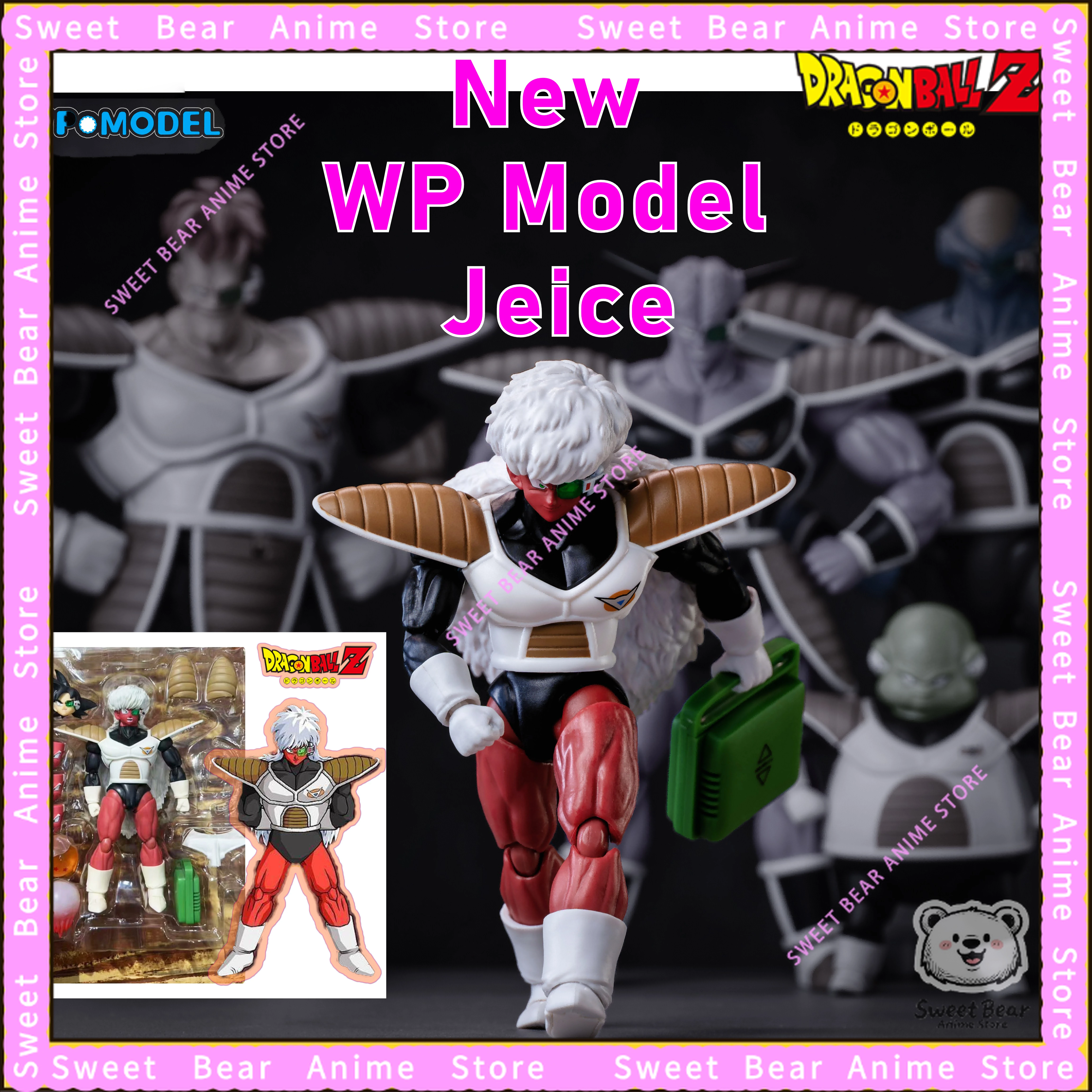 

WP Модель Jeice Red Fox Ginyu Force Dragon Ball S.H.Figuarts SHF SSJ Фигурка Аниме Модель Модные игрушки Настольная кукла