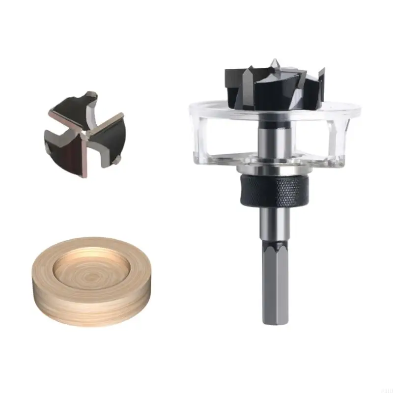 P31D Woodworking Hole Opener Cutter 35mm Adjustable For Cabinet Doors With Dust Cover