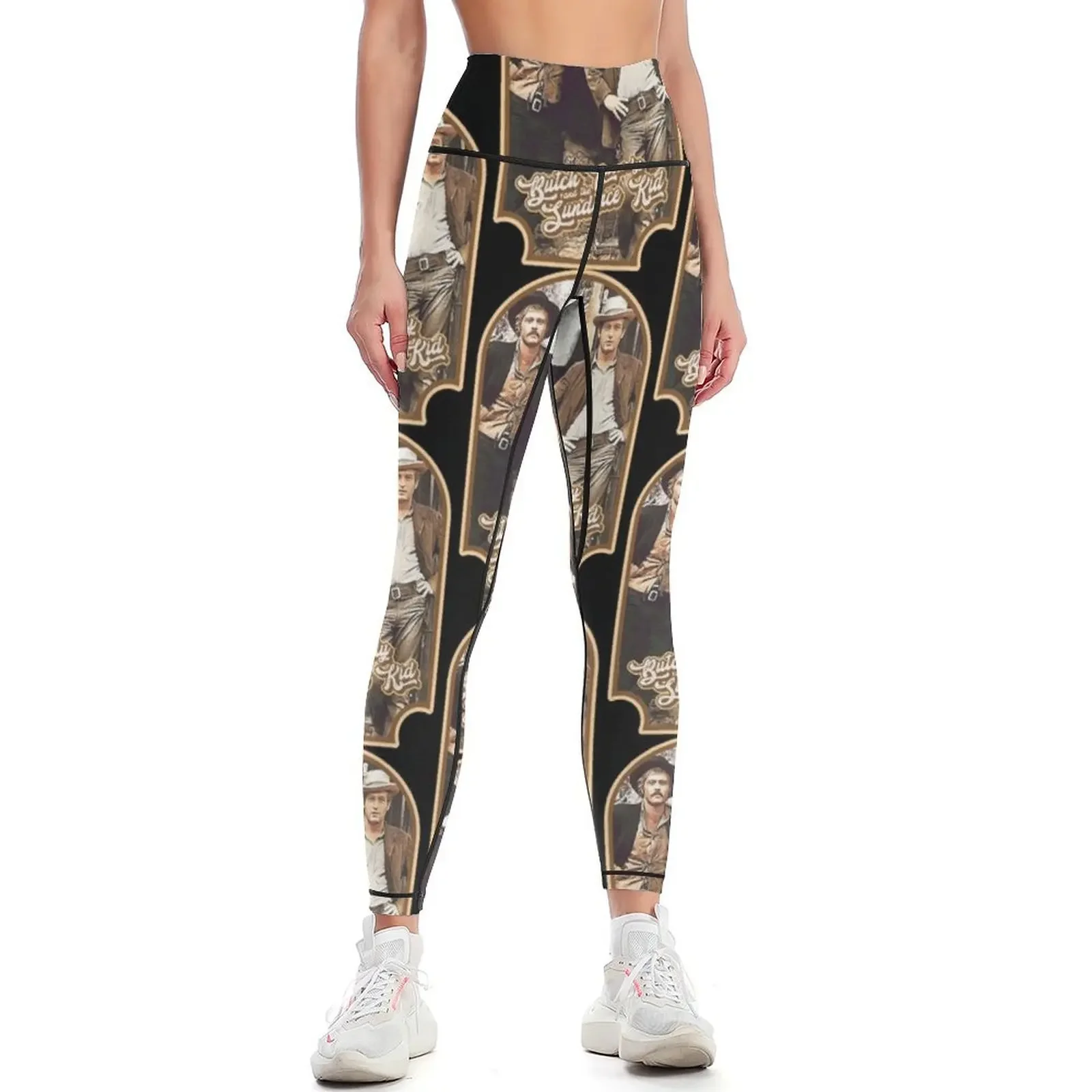 

Butch Cassidy and the Sundance Kid Leggings sports shirts gym Women's trousers Women's sports sports for Womens Leggings