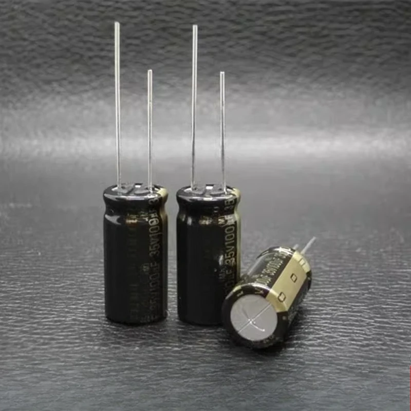 35v100uf for ELNA for SILMIC II Brown God 2 Audio Hi-Fi Electrolytic Capacitor 50pcs
