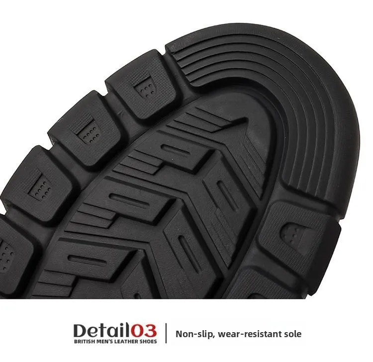 Zapatos Casuales de Cuero para Hombre, Suela Suave Antideslizante, Resistentes al Desgaste, Zapatos Formales de Negocios, Zapatos de Moda para Papá, Cómodos y Transpirables