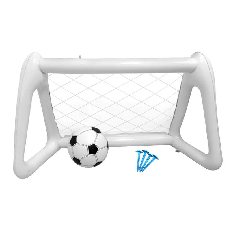 

Kids Soccer Goal Foldable Soccer Goal Practice Set Portable Training Equipment With Ball And Ground Stakes Sports Games