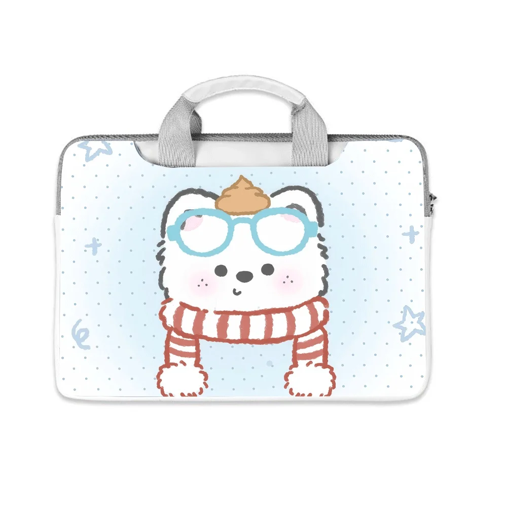 

Портативный чехол-портфель с животным принтом для ноутбуков 13.3, 14, 15.6, 16 дюймов, новый, для MacBook Pro Max, сумка для ноутбука, праздничный подарок