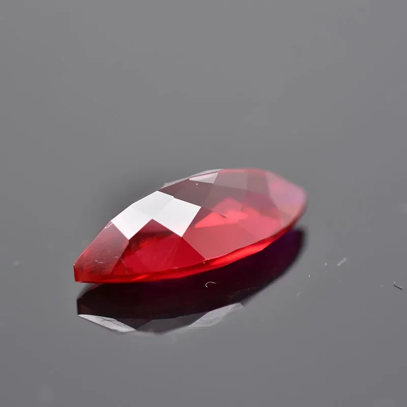 مختبر نمت روبي ماركيز قطع حمامة الدم الأحمر اللون عالية الجودة حُليات المجوهرات صنع المواد الرئيسية تحديد شهادة AGL