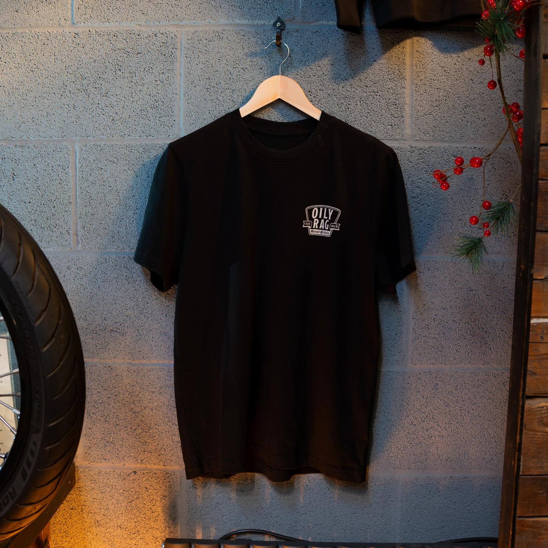 Graveyard-Shift Dual-Skeleton Repairing Chopper-Motorrad Tattoo Grafik T-Shirt Baumwolle Herren Damen T-Shirt Outdoor Freizeit-Oberteil – Detail 11