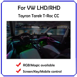 Gialulimn LED Ambient Light For VW golf Tiguan Passat Tayron Tarek CC SEAT Backlight Atmosphere Lamp Kit Ambientale lights