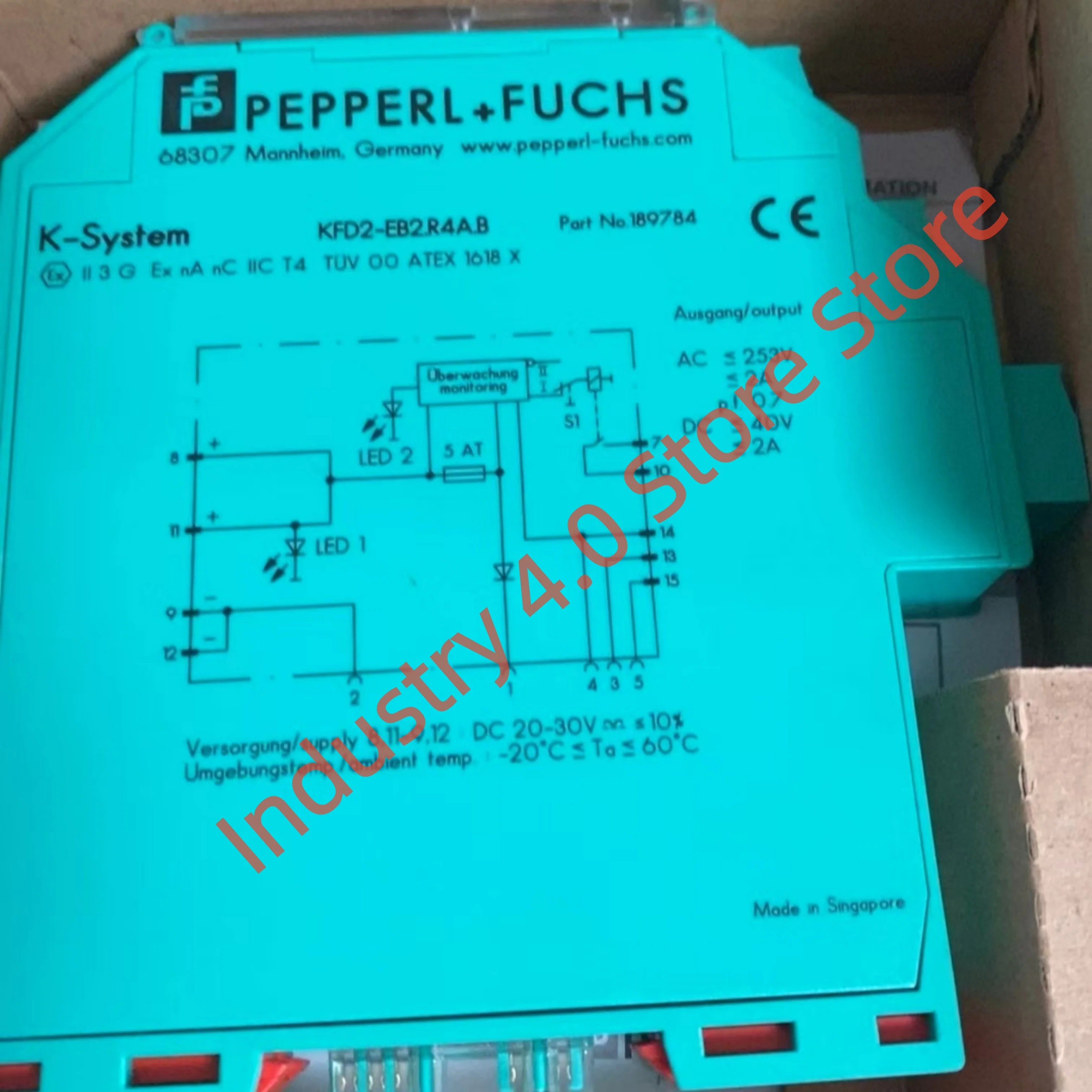 Bariera bezpieczeństwa Brand KFD2-EB2.R4A.B KFD2-SCD2-EX1.LK KFD2-SCD-EX1.LK nowa