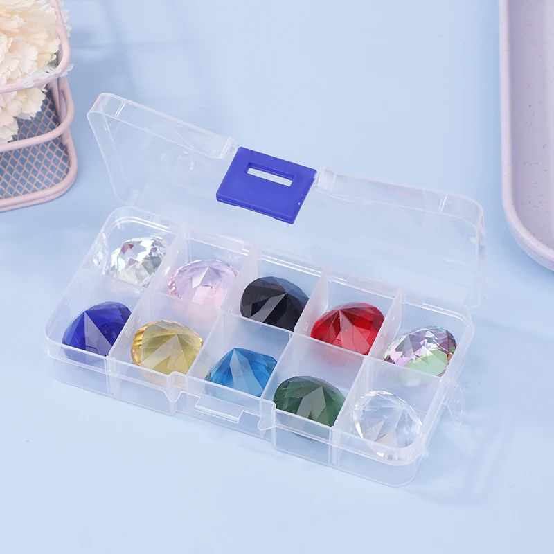 1 Sets Helder Glas Diamant Edelstenen Prinses Sieraden Meisjes Kids Diy Rekwisieten Kinderen Accessoires Edelstenen Plastic