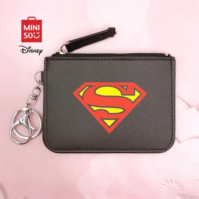 

MINISO Disney Super Heroes Cartoon Wallet for Children PU Leather Coin Purse Student Mini Wallets Boys Bags Fashion Accessories