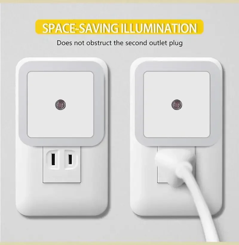 Drahtlose LED Nachtlicht Sensor Beleuchtung Mini EU US UK Stecker Nachtlicht Lampe für Home Zimmer Schlafzimmer Treppe Dekoration Lichter