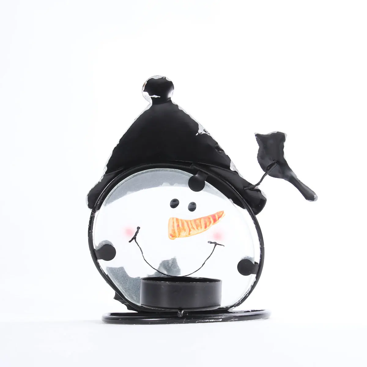 

1Pcs Iron Art European Style Candlestick Exquisite Christmas Decoration Unique Holder for Home Decor Candlestick