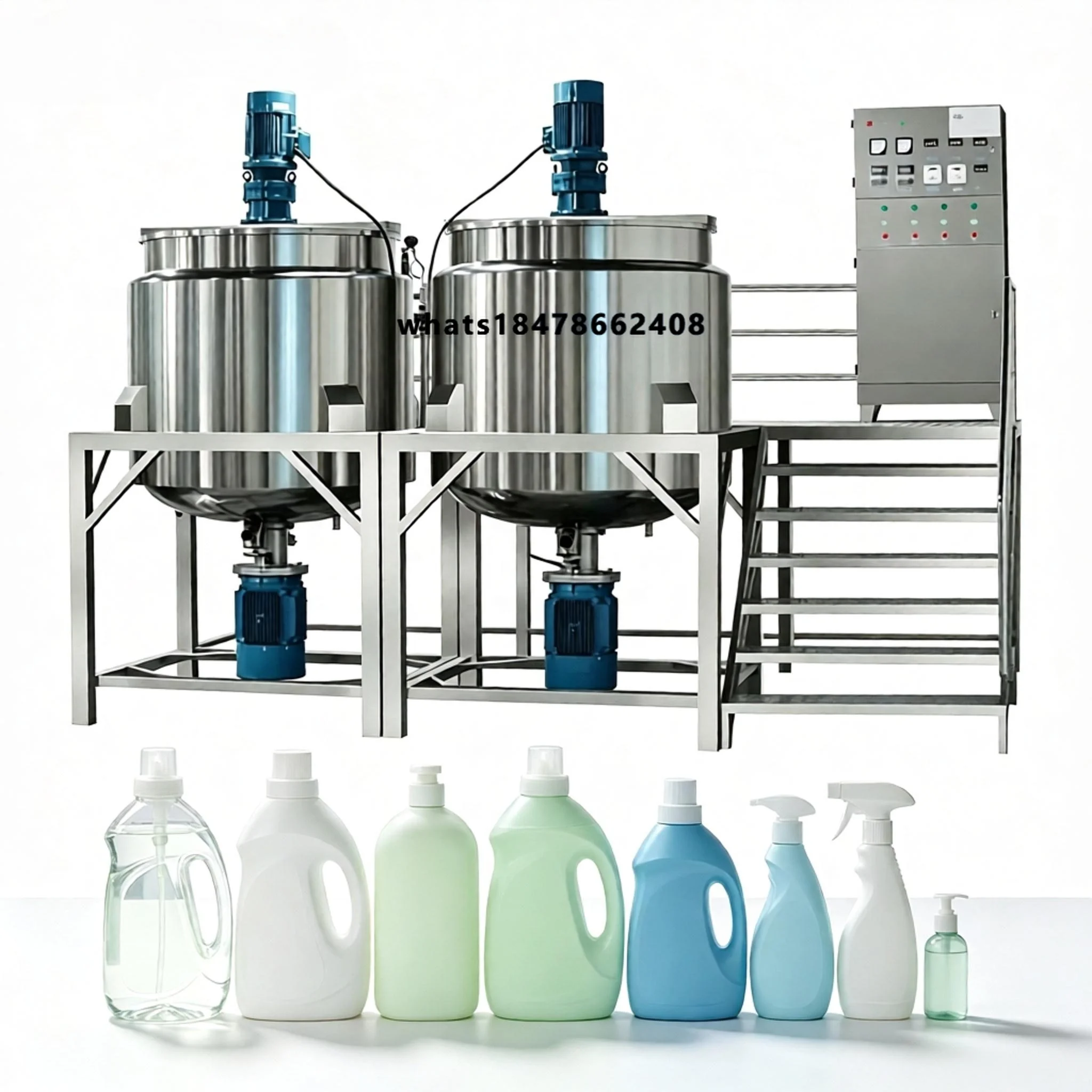 Mezcladora de Alta Potencia para Calentar, Maquinaria Industrial de Mezcla para Cosméticos, Materia Prima Química