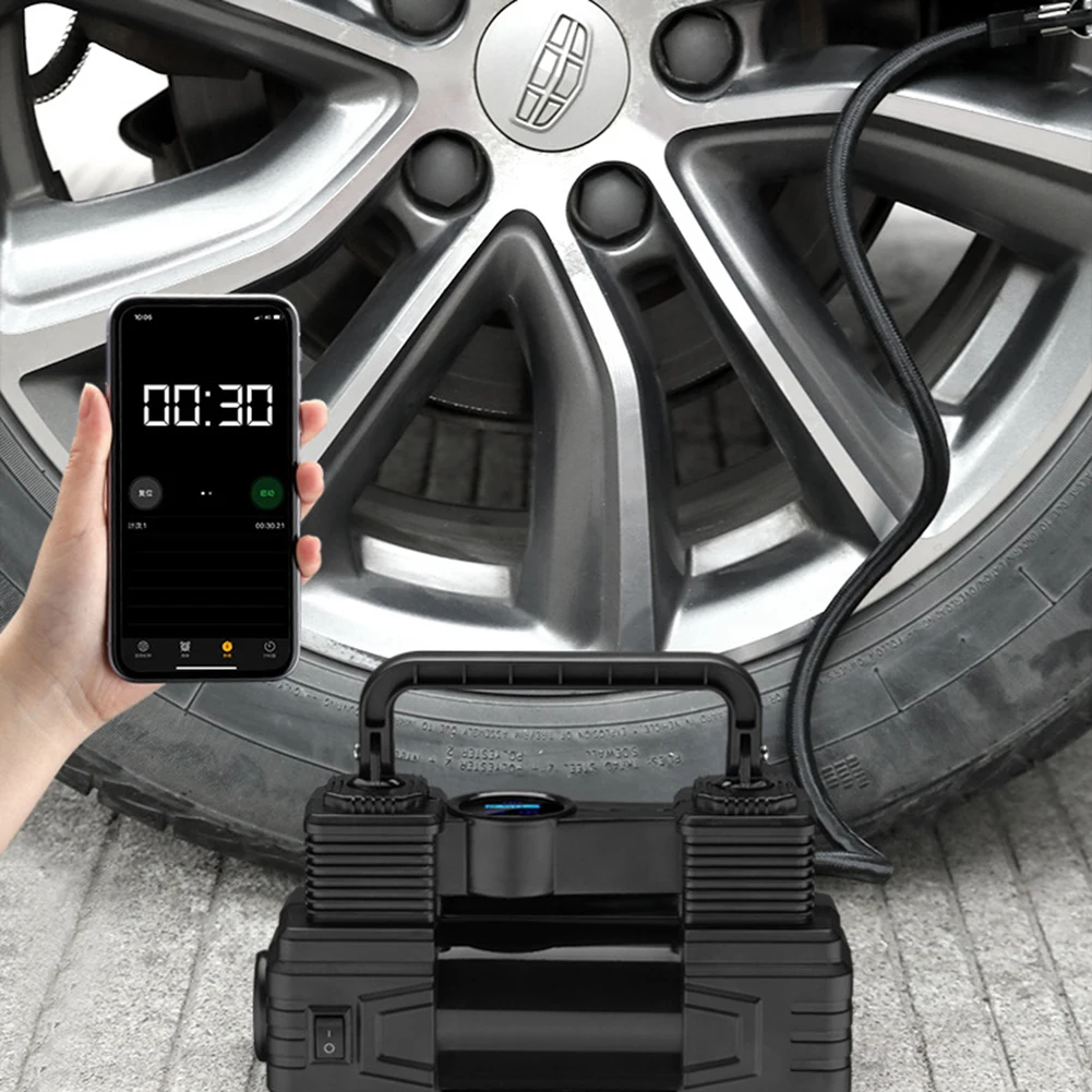 

12V 150PSI Auto Inflatable Pump with Digital Pressure Gauge Car Tire Inflatable Pump Heavy Duty Deluxe Portable Air Compressor