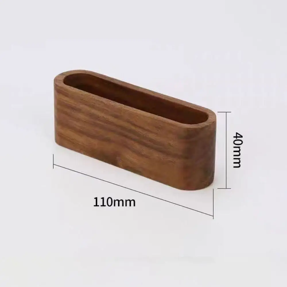 Location Card Organizer Desktop Shelf Box New Creative Wood Display Stand Business Card Case Office