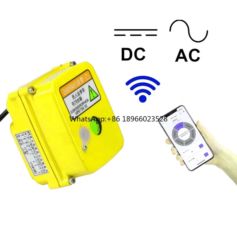 

WIFI intelligent electric actuator 360 degree 90 degree c/AC electric rotary actuator electric valve actuator