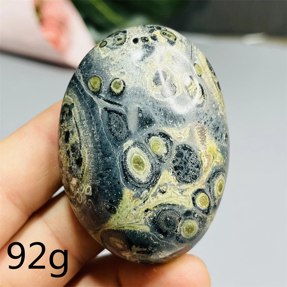 Natural Gemstone Kanbaba Palmstone Decorative Item for Home Rooms Festive Gift Spiritual Stone for Healing Meditation.