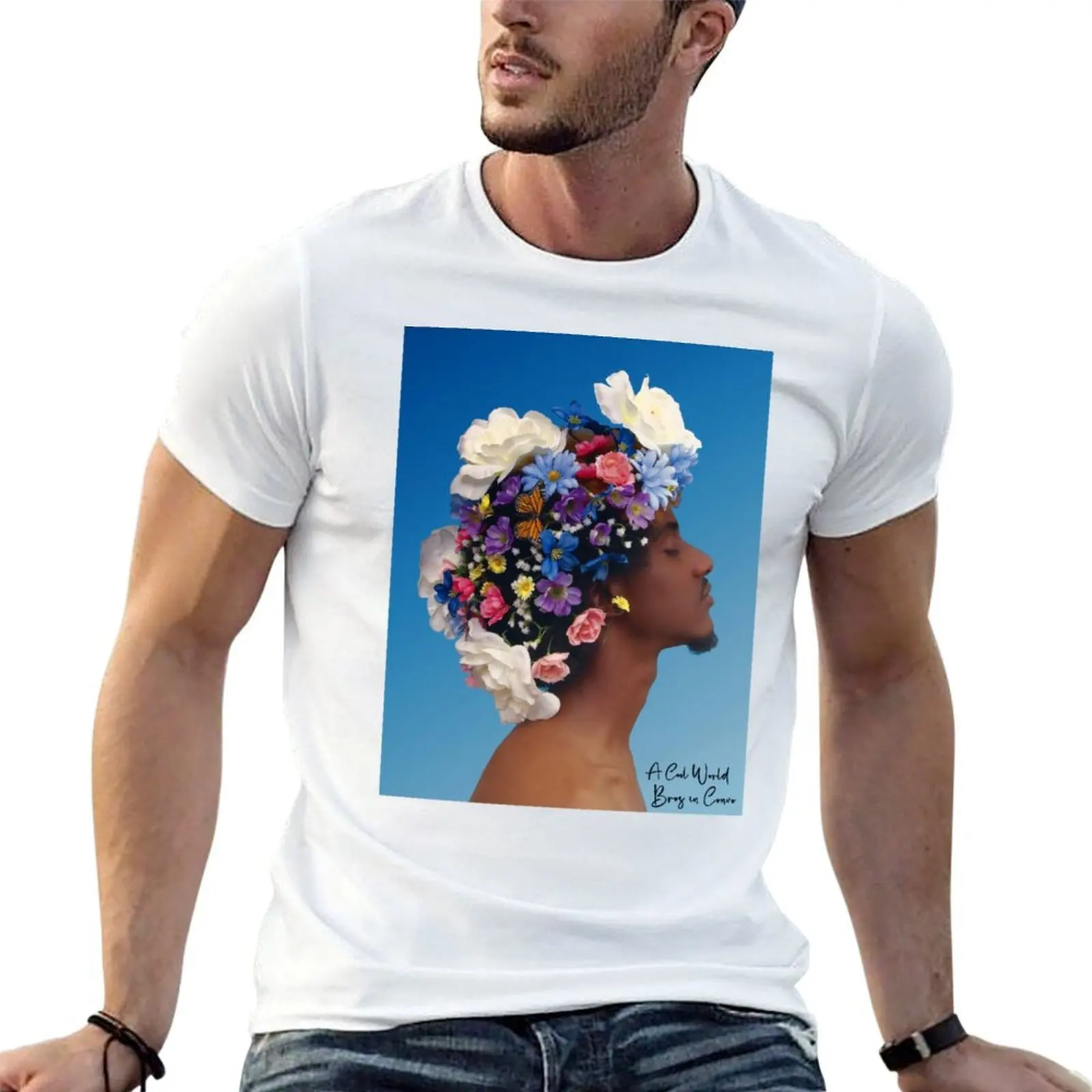 

Let Your Flower Grow Bro T-Shirt t shirt man luxury t shirts for man cotton funny anime tshirt T-shirt
