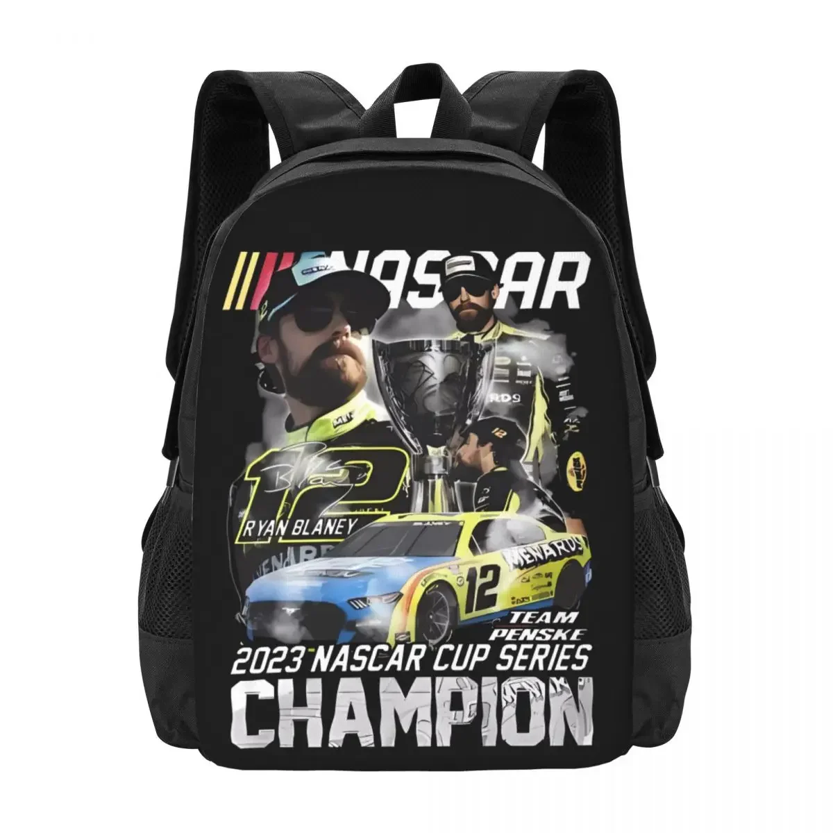 Joey Logano 22 Travel Laptop Backpack, Business College School Computer Bag Gift for Men & Women