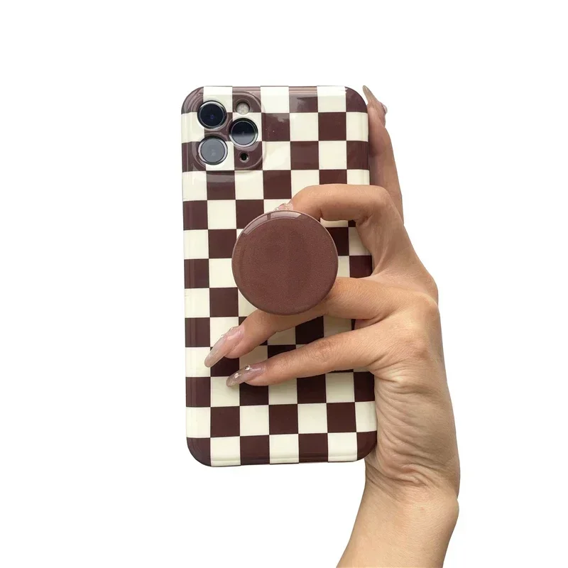 Anneau de doigt pliable 3D mignon, support de téléphone Griptok pour iPhone 16, 15, 14 Pro Max, prise de support, poignée de poche, support rapide