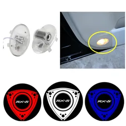 2Pcs LED Signal Lamp For Mazda RX-8 2003 2004 2005 2006 2007 2008 2009 2010 - 2018 Car Door Welcome Lights Projector Accessories