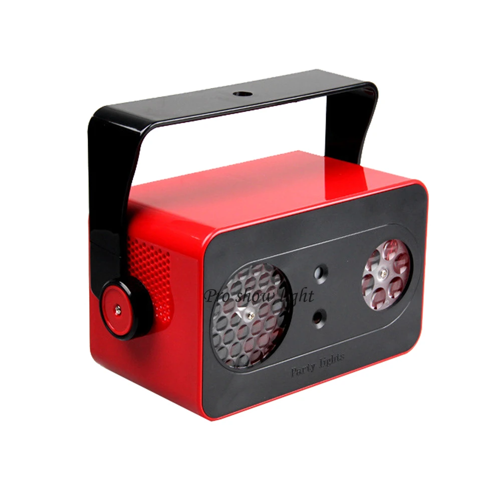 3 em 1 efeito padrão festa luz dj lazer luz projetor alimentado por bateria portátil led luzes de palco com controle remoto para discoteca casamento