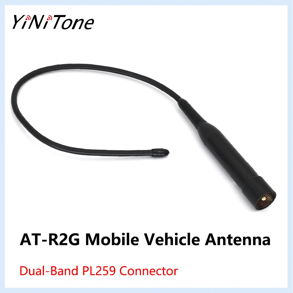 

AT-R2G VHF UHF Mobile Antenna for Ham Radio - 2.15/3.0dBi Gain, 50 Ohm, Universal Car Mount