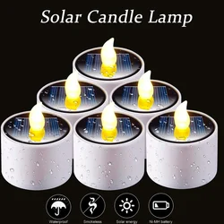 36pcs Solar Tea Light Led Candles Flameless Outdoor Waterproof Solar Tea Lights Rechargeable Candles for Party Garden Home Decor