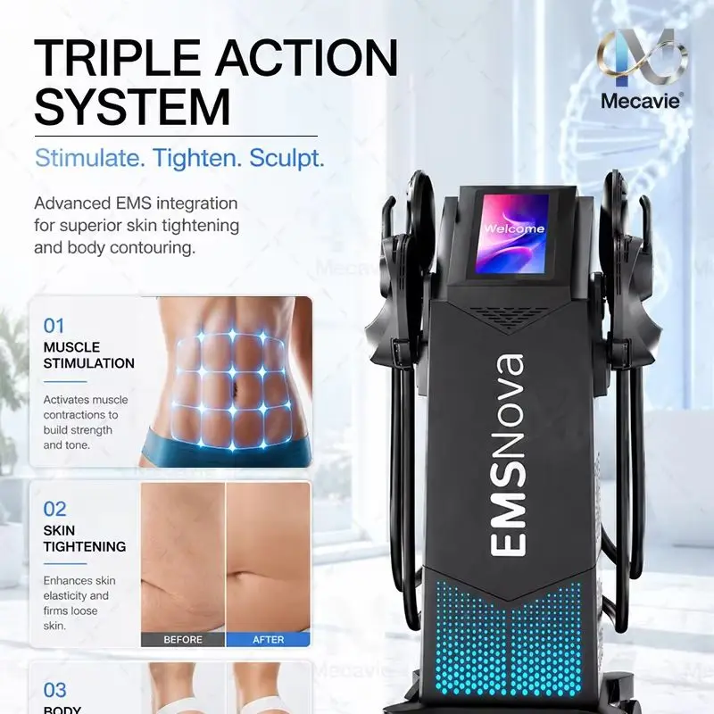 Professional Body Sculptor Machine High Power Fat Loss Abdomen Muscle Gain Buttock Lifting Non-surgical Painless Skin Tightening