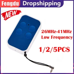 26MHz-41MHz for Low Frequency Fixed Code Garage Remote Control 5PCS Wireless Transmitter Gate Command Garage Door Opener