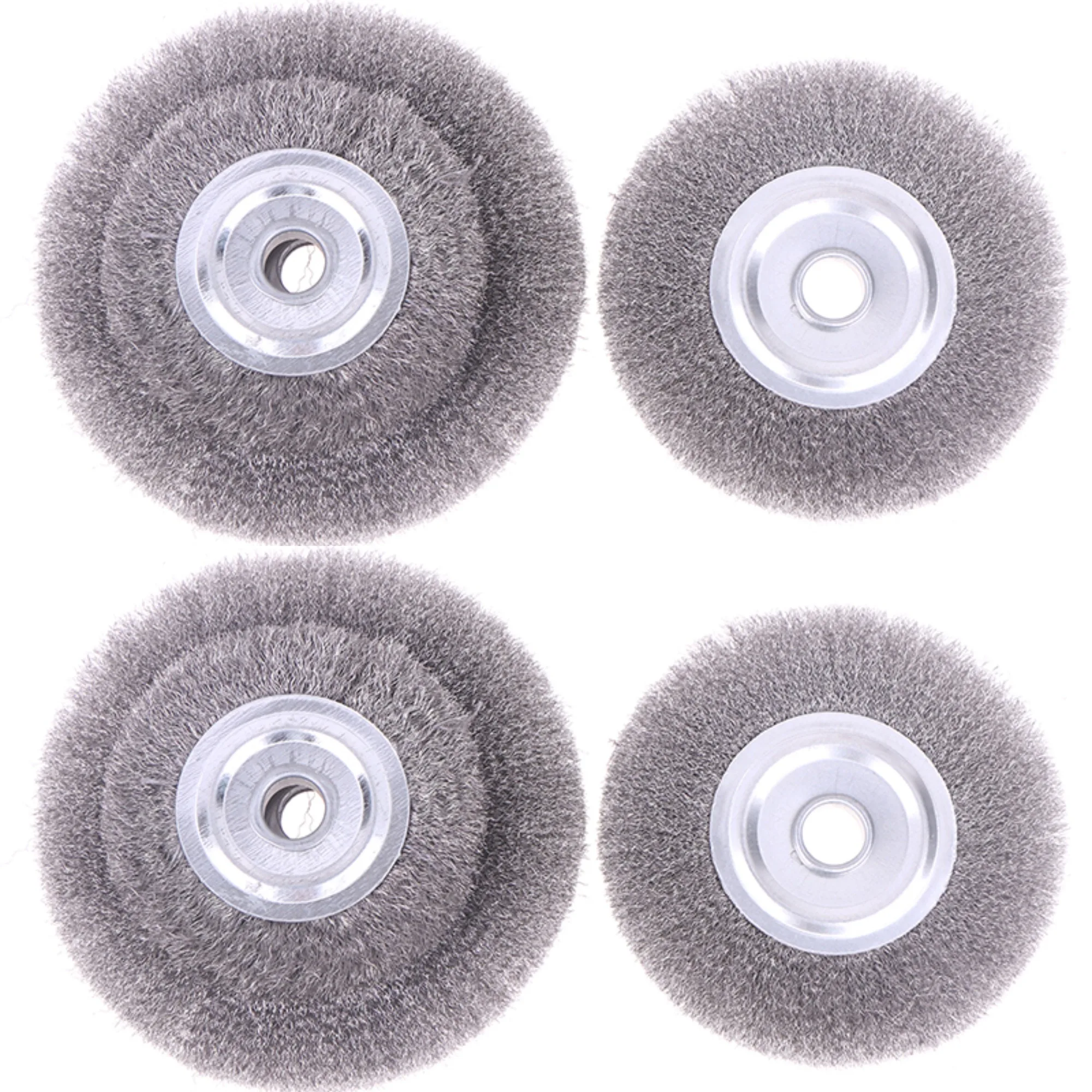 

100/125/150mm Steel Wire Brush 0.15mm Wire Wheel Brush For Bench Grinder Deburring Tool Cleaning Rust Polishing Tools