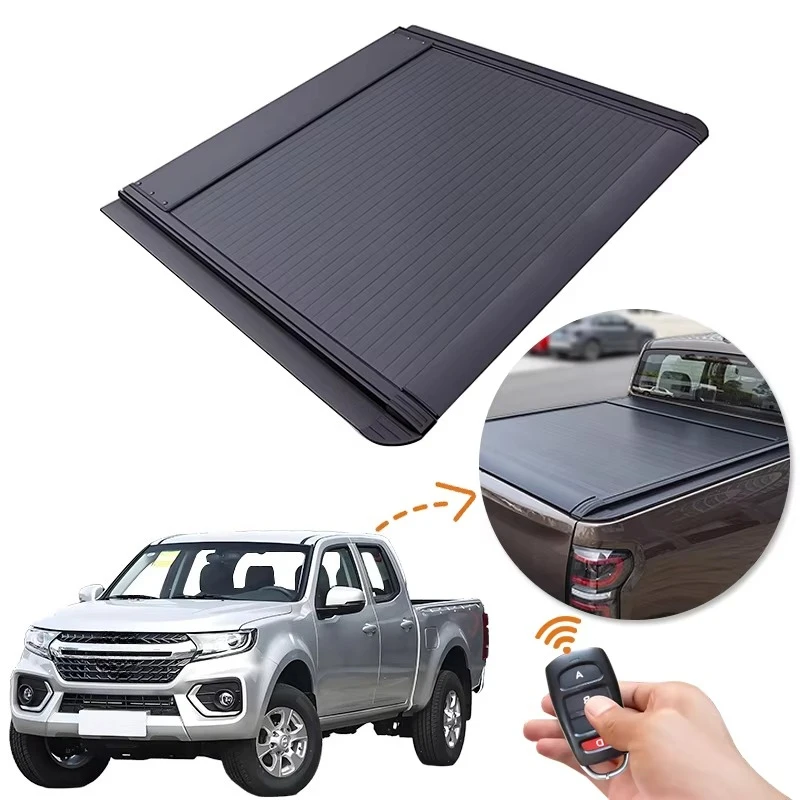 Wear-Resistant Seamless Waterproof Electric Roller Lid up Pick up Truck Aluminium Alloy Tonneau Cover for GWM Wingle 7