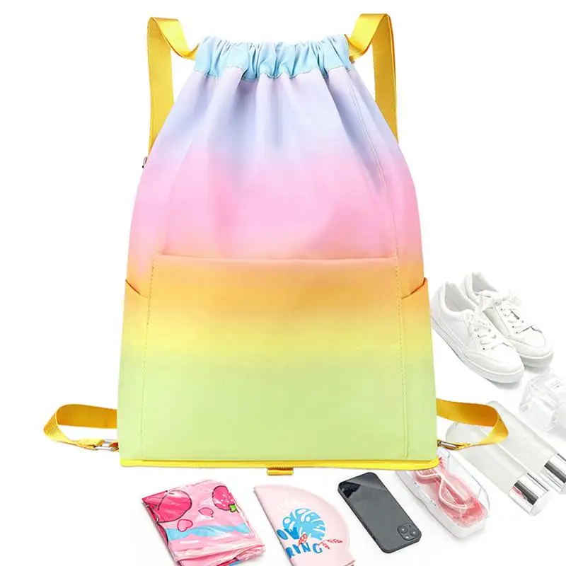 

Сумка для пляжа, рюкзак на шнурке для мужчин и женщин, портативный рюкзак большой емкости, дышащая сумка для водных видов спорта, друзей, семьи