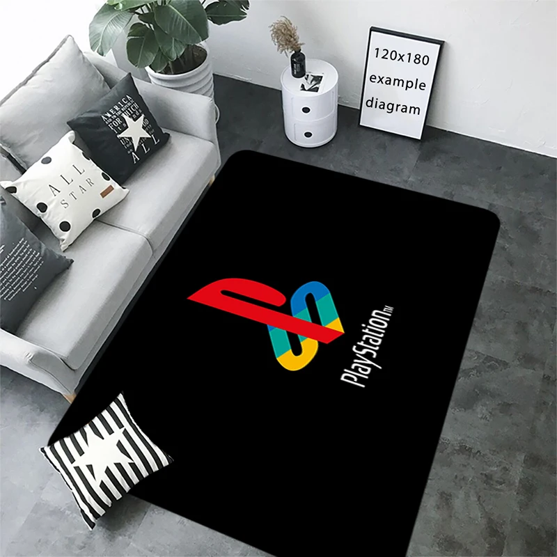 Gaming Carpets Rugs Foot Carpets Entrance Doormat Kawaii Rug Floor Mats Anti Slip Mat Home P-Playstation Kitchen Hallway Decor