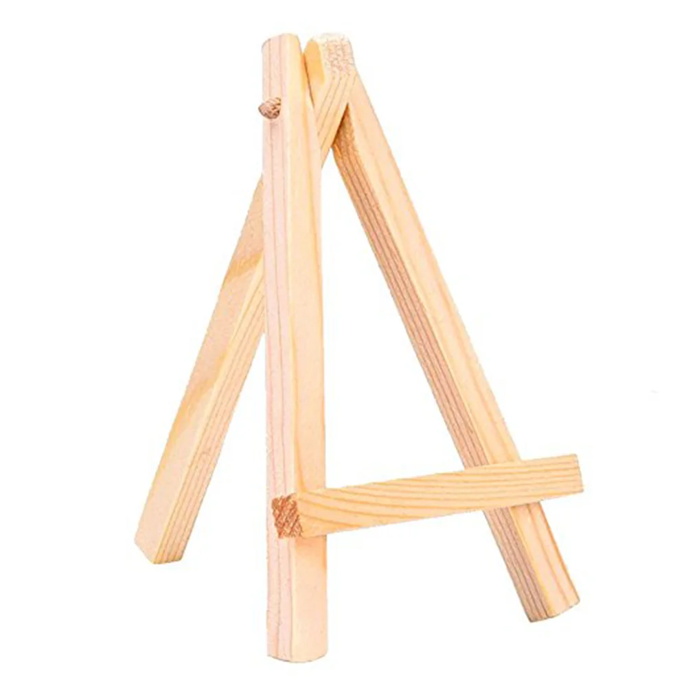 12pcs Mini Wooden Display Easels 7*12cm Wood Easel Stand for Phone Photo Frame Painting Wooden Mini Easel