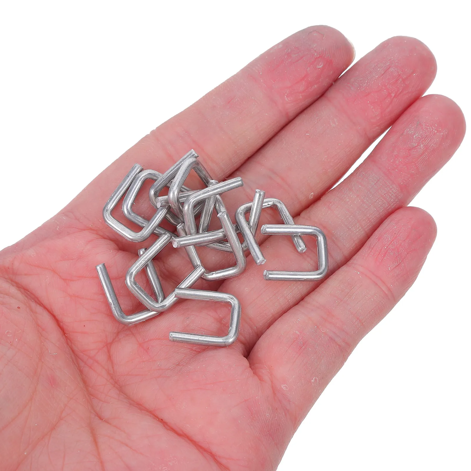 4000Pcs Aluminum Sausage Link Clips U-Shaped Food Grade Sealing Clamps for Supermarket Meat Processing Bag Tying Machine Sausage