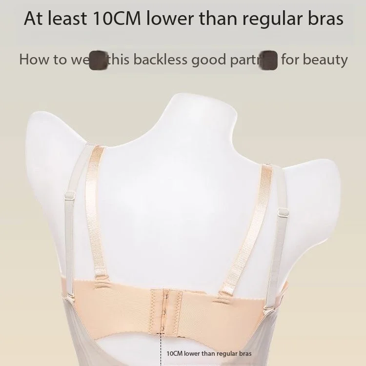 F Cup Women's U Back Gathering Bra - usage example