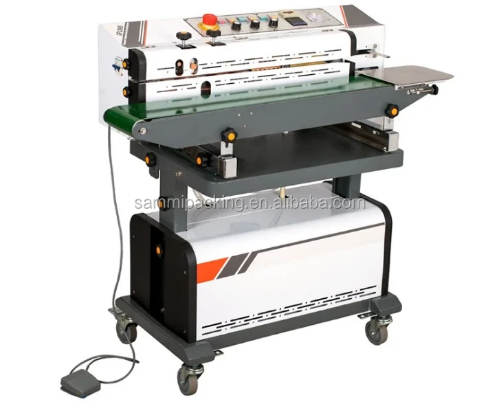 Factory direct sales LF1080 automatic continuous vacuum sealing machine with nitrogen gas filling flush sealing machine