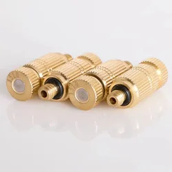 5Pcs 0.1-0.8Mm Brass High-pressure Misting Nozzle Atomazition Sprayers Outdoor Industry