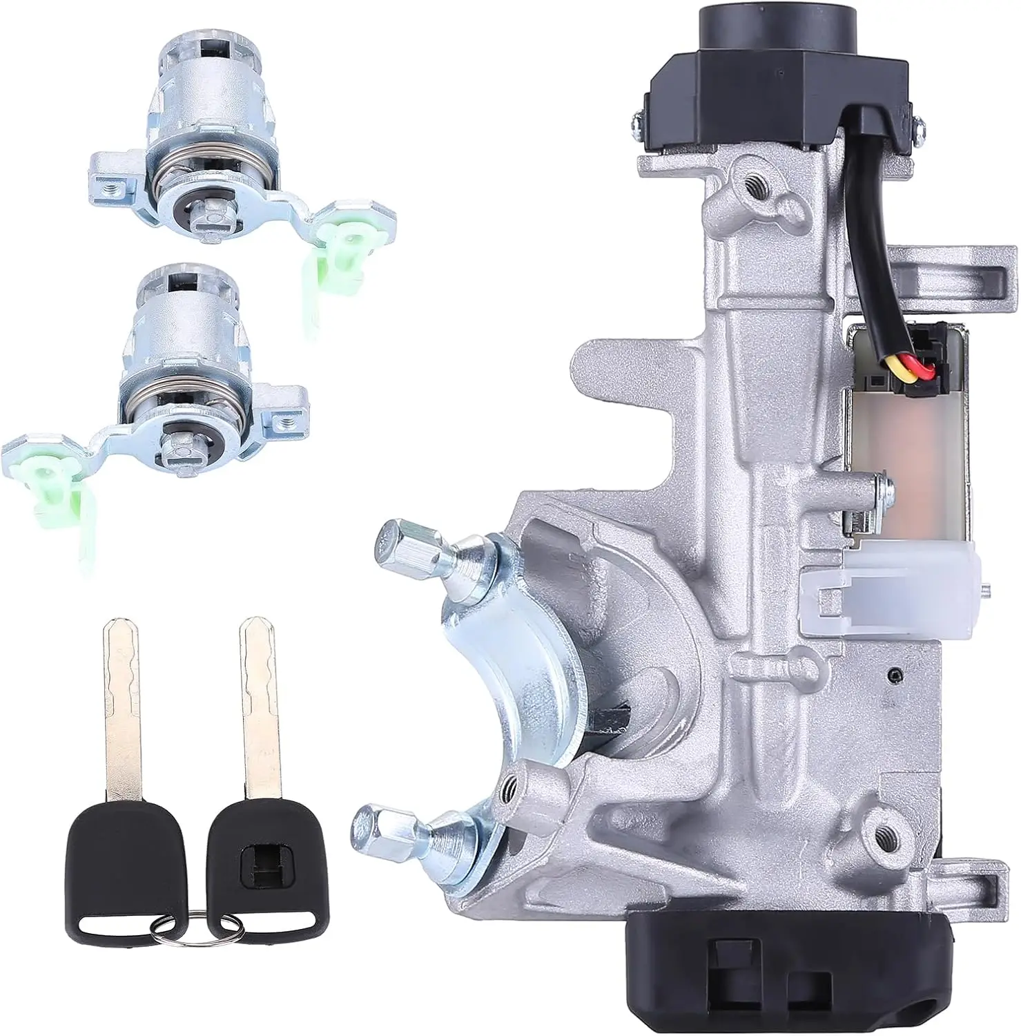 

72185-S9A-013 Ignition Switch Lock Cylinder with 2 Keys for Honda CR-V 2002-2006 Complete Set Ignition Switch Cylinder Door Lock
