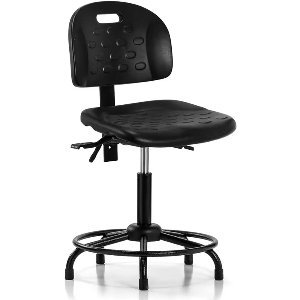 

Adjustable Ergonomic Desk Chair with Handle for Counter Height, Workbench, and Standing Desk Use