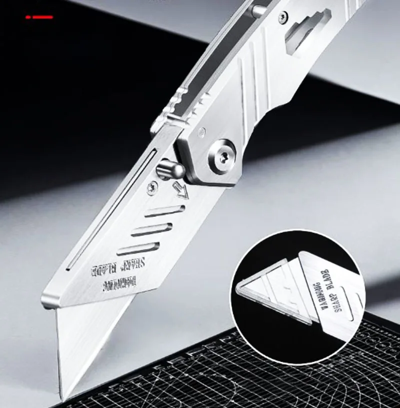 Electrician'S Knife 5-In-1 Multifunctional Folding Wallpaper Artwork Peeling Holder Artwork Knife