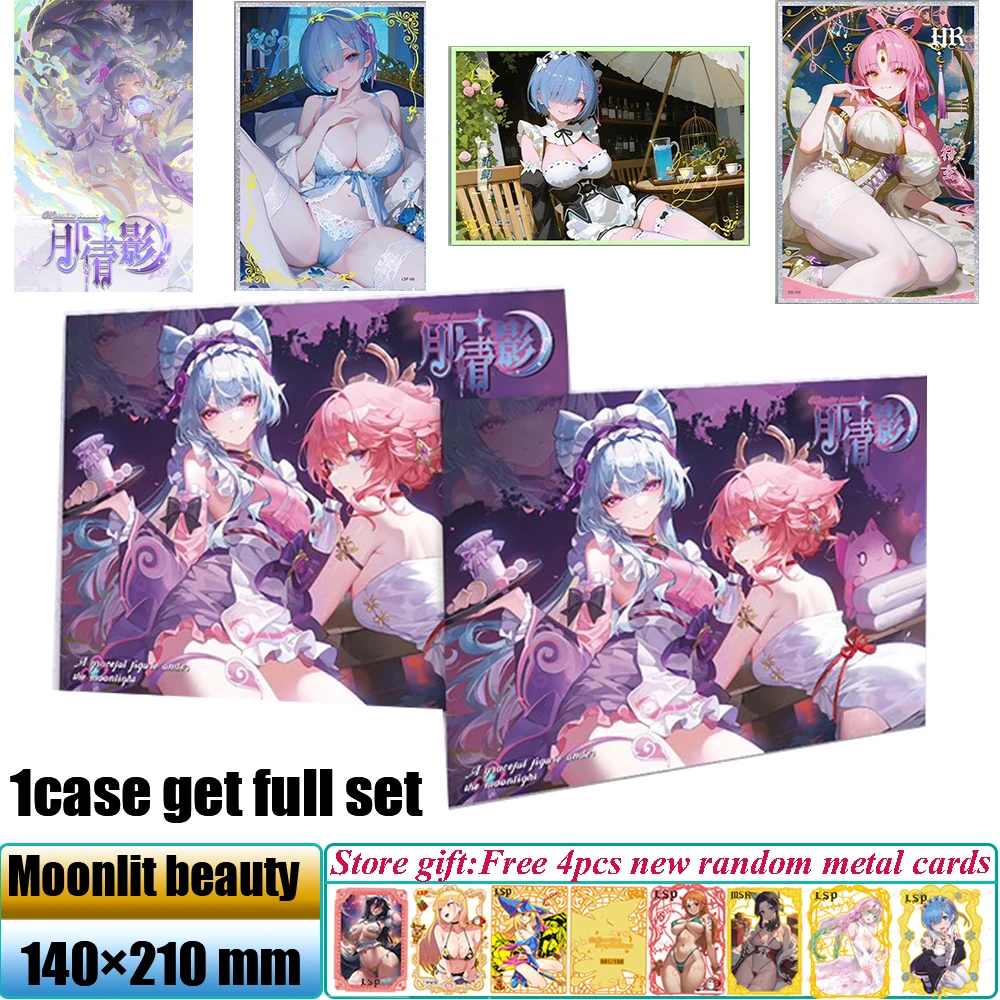 

Новая лунная красота A5 Waifu Доски Goddess Story Cards Аниме Девушка Купальник Бикини Коллекционные карты Doujin Игрушки и хобби Подарок