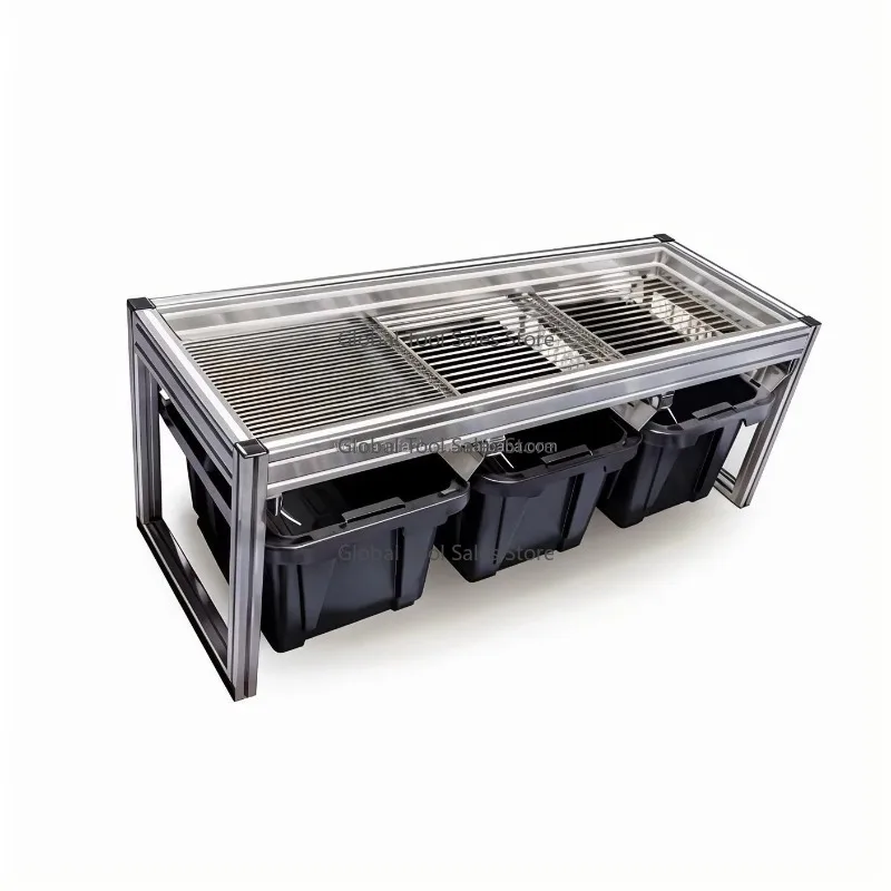 Food Grade Stainless Steel Hemp Bud Sorter, Interchangeable Multi-size Grate for Hydroponic Flower Bud Sorting