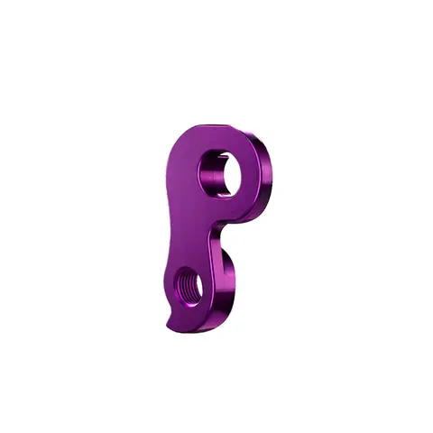 Funsea Derailleur Hanger for Steel Alloy Frame with 10mm Dropout Cock For Bicycle 7075 Bike Hook Anodizing Purple Red Black